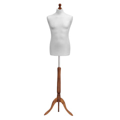 Male dressmakers dummy with Darkwood Tripod