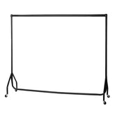 Black Heavy-Duty Clothes Rail