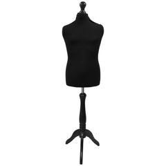 Children's Tailors Dummy Age 10-12 Years Black With Choice of Tripod stands