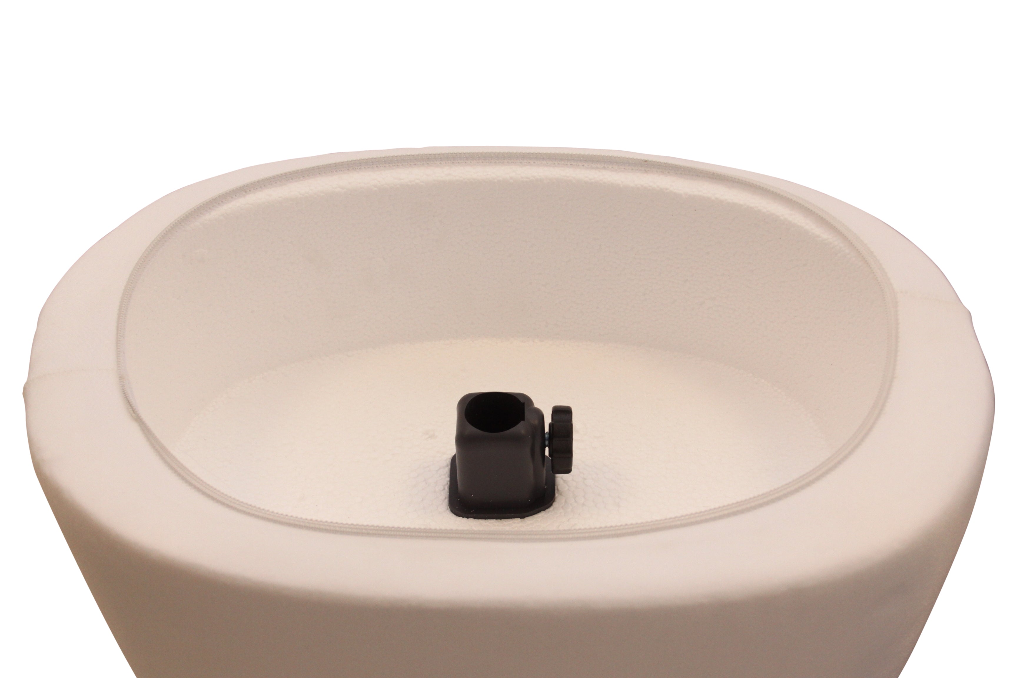 Display Geek Female Dressmakers Dummy Cream Torso with White Round Base Stand Display Geek Female Dressmakers Dummy Cream Torso with White Round Base Stand