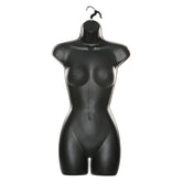 Female Full Size Black Hanging Body Form Display Mannequin