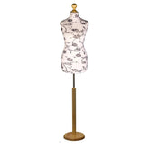 Black floral Mannequin with light wood tripod