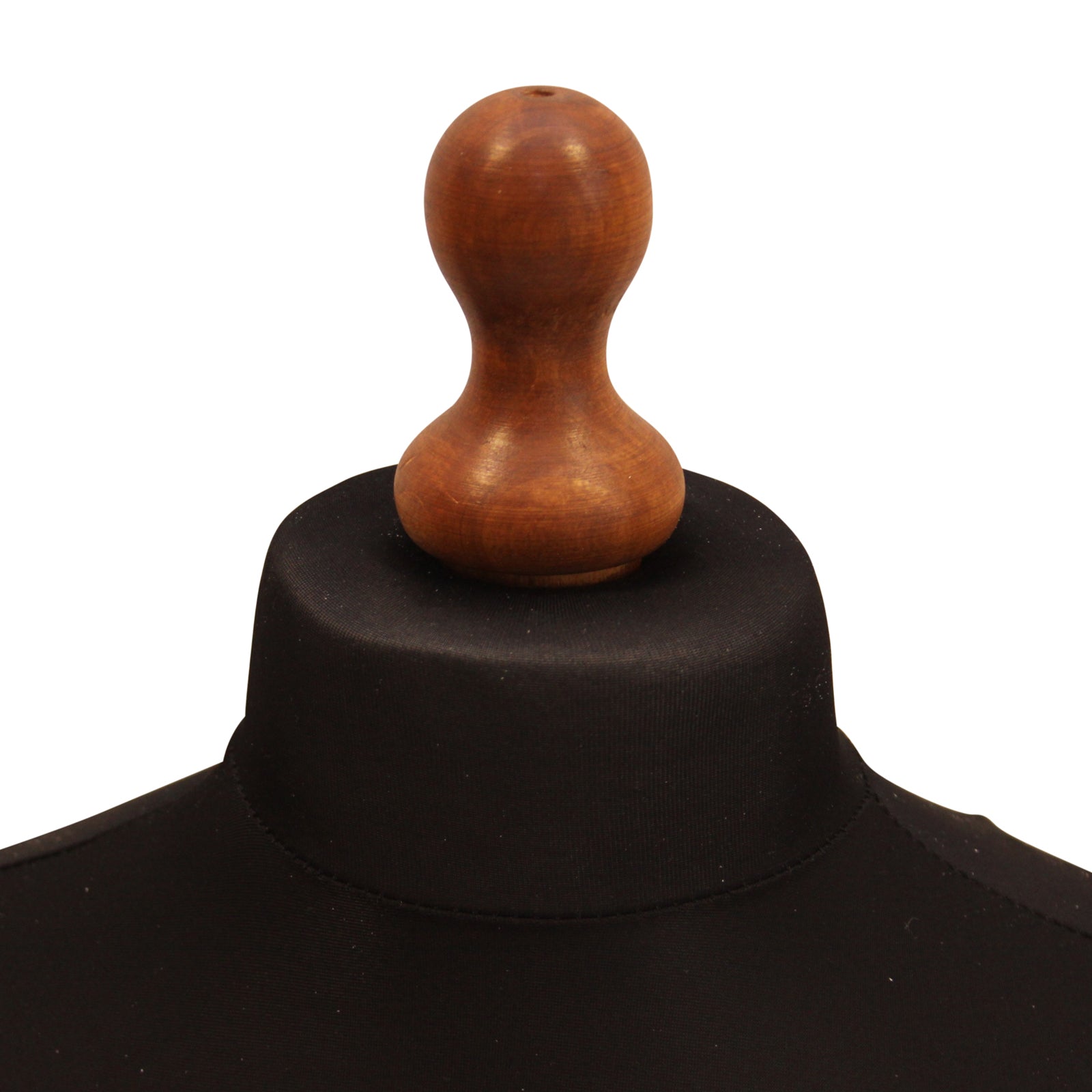 Display Geek Female Dressmakers Dummy Black Torso with Darkwood Round Base Stand Display Geek Female Dressmakers Dummy Black Torso with Darkwood Round Base Stand