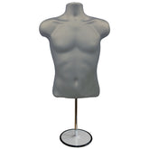 Male Half Body Form with stand
