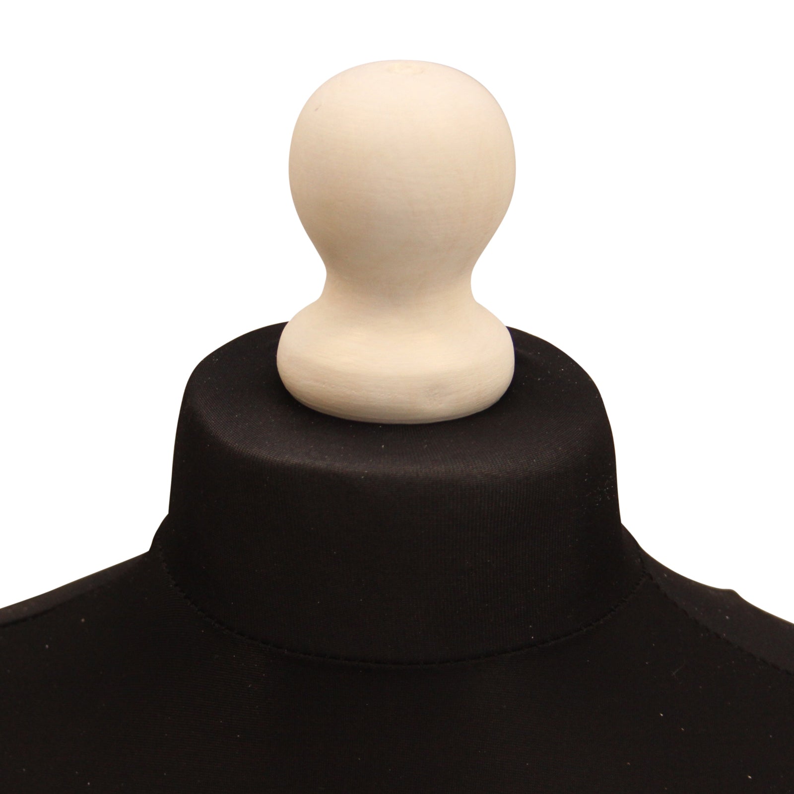 Display Geek Female Dressmakers Dummy Black Torso with White Round Base Stand Display Geek Female Dressmakers Dummy Black Torso with White Round Base Stand