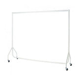 Display Geek White Heavy-Duty Clothes Rail