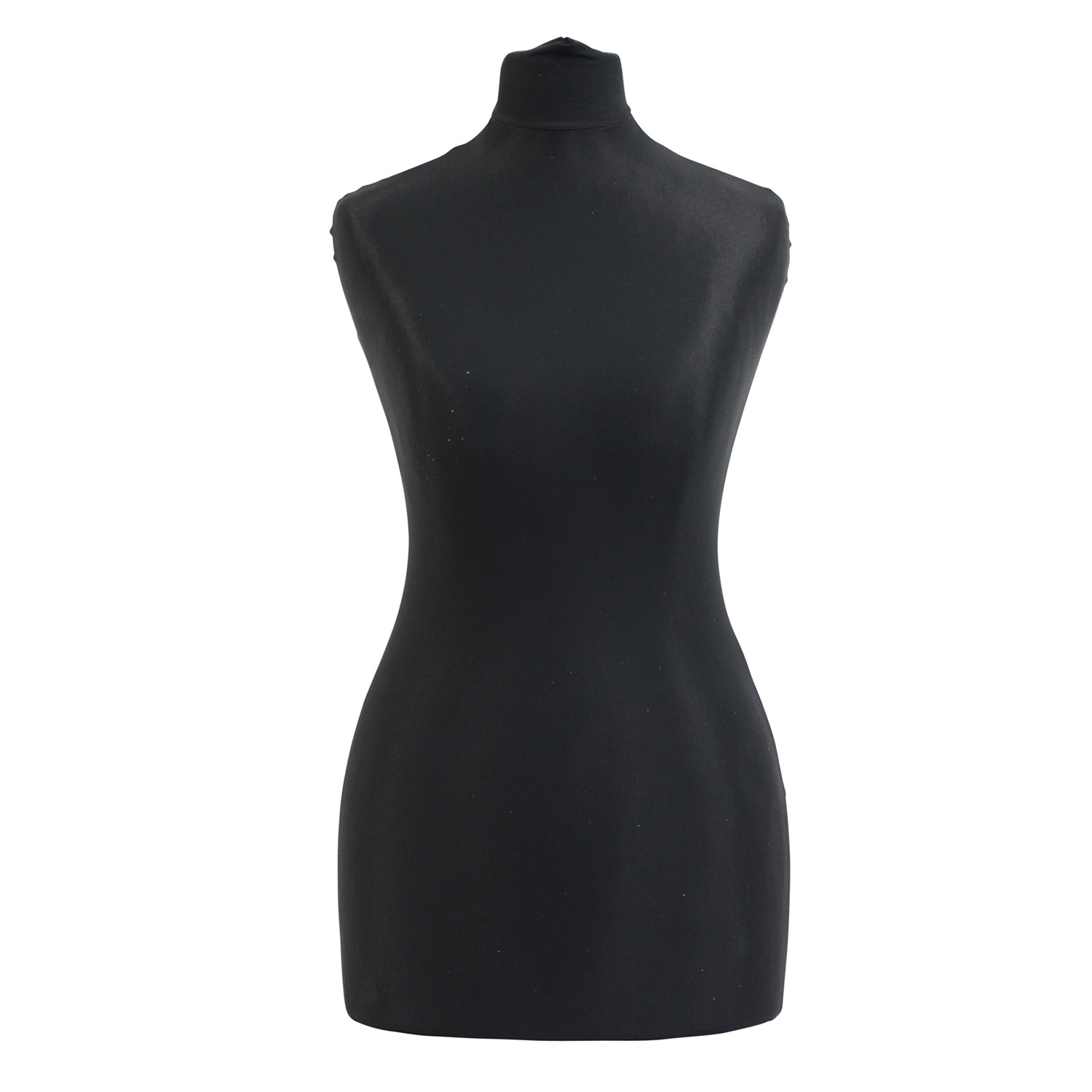 Display Geek Female Dressmakers Dummy Black Torso with Darkwood Round Base Stand Display Geek Female Dressmakers Dummy Black Torso with Darkwood Round Base Stand