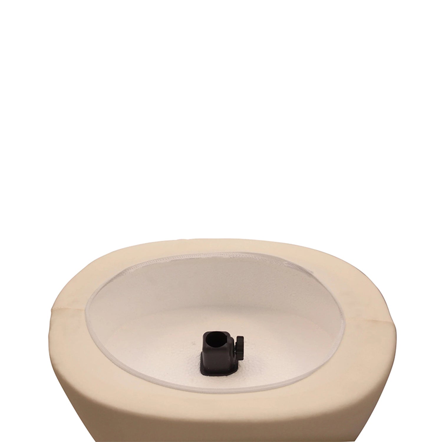 Display Geek Female Dressmakers Dummy Cream Torso with Darkwood Round Base Stand Display Geek Female Dressmakers Dummy Cream Torso with Darkwood Round Base Stand