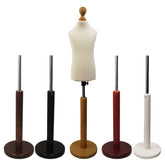 Children's Tailors Dummy Age 2-4 Years Cream With Choice of Round Base stands