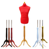 Male Tailors Mannequin Red With Choice of Tripod stands