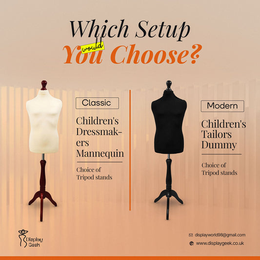 Classic vs Modern Children’s Mannequins: Which Setup Should You Choose?