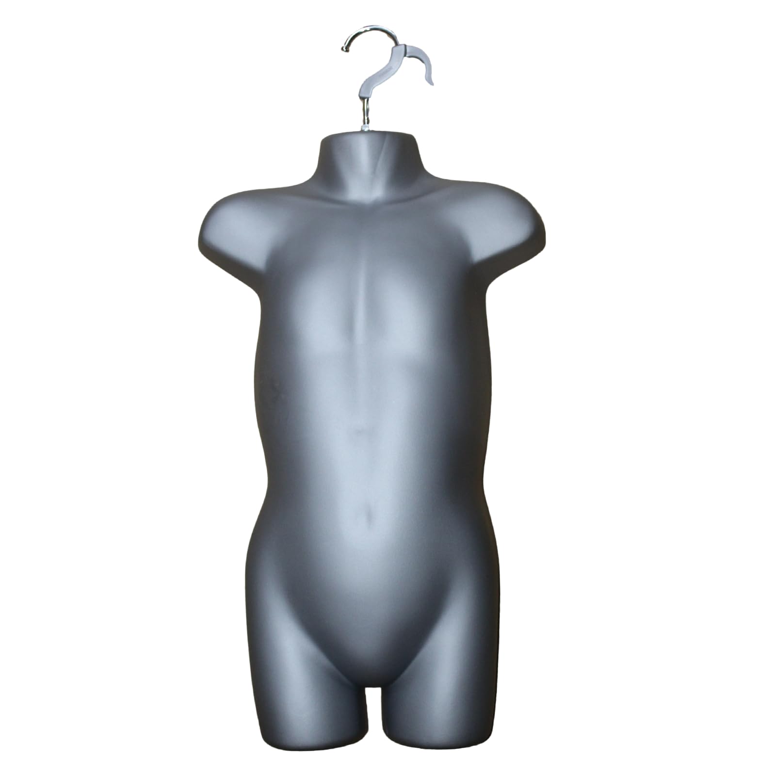 Children’s Hanging Body form Mannequin for Shop Bust Display Silver 
