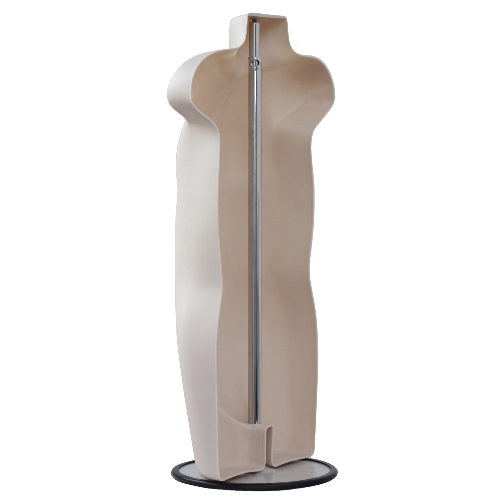 Children's Plastic Light skin Mannequin Body Form with Round base stand
