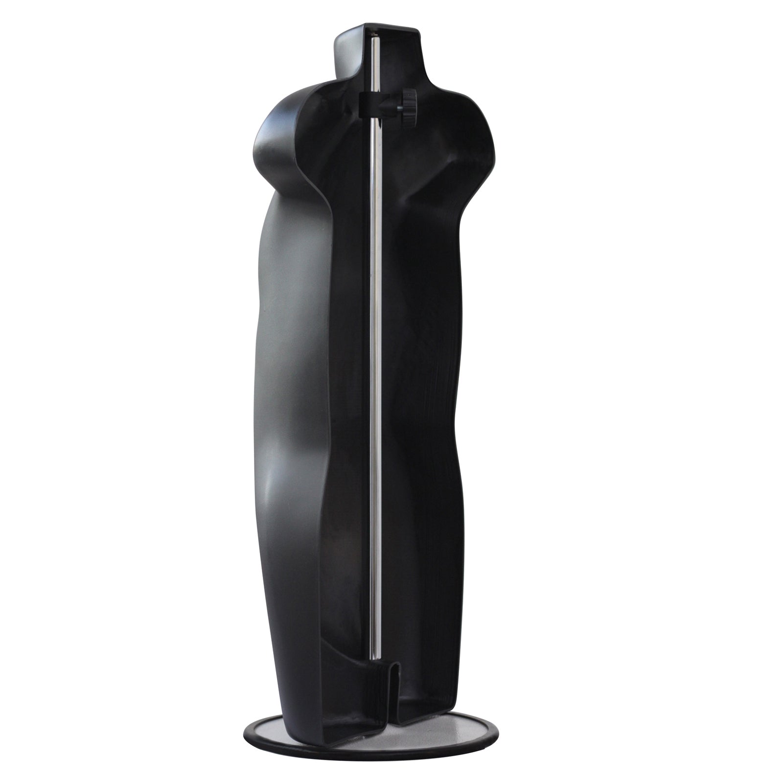 Children's Hanging Plastic Mannequin Body Form with Round base stand back