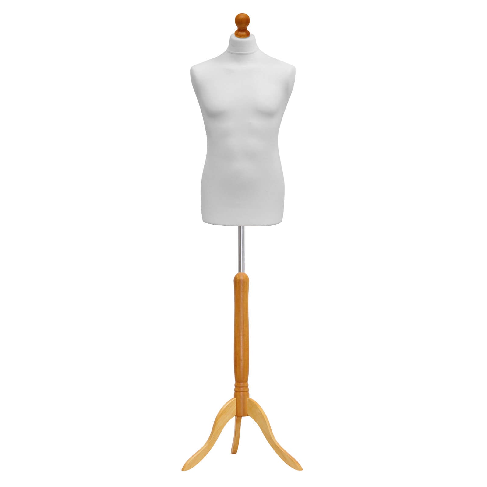 Male dressmakers dummy with Lightwood Tripod