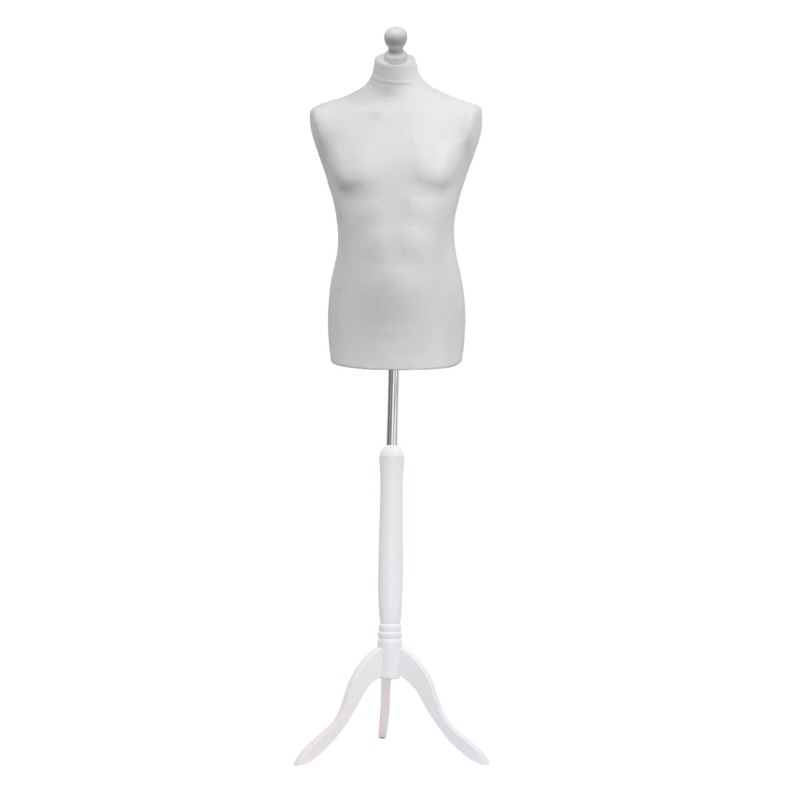 Male dressmakers dummy with Whitewood Tripod