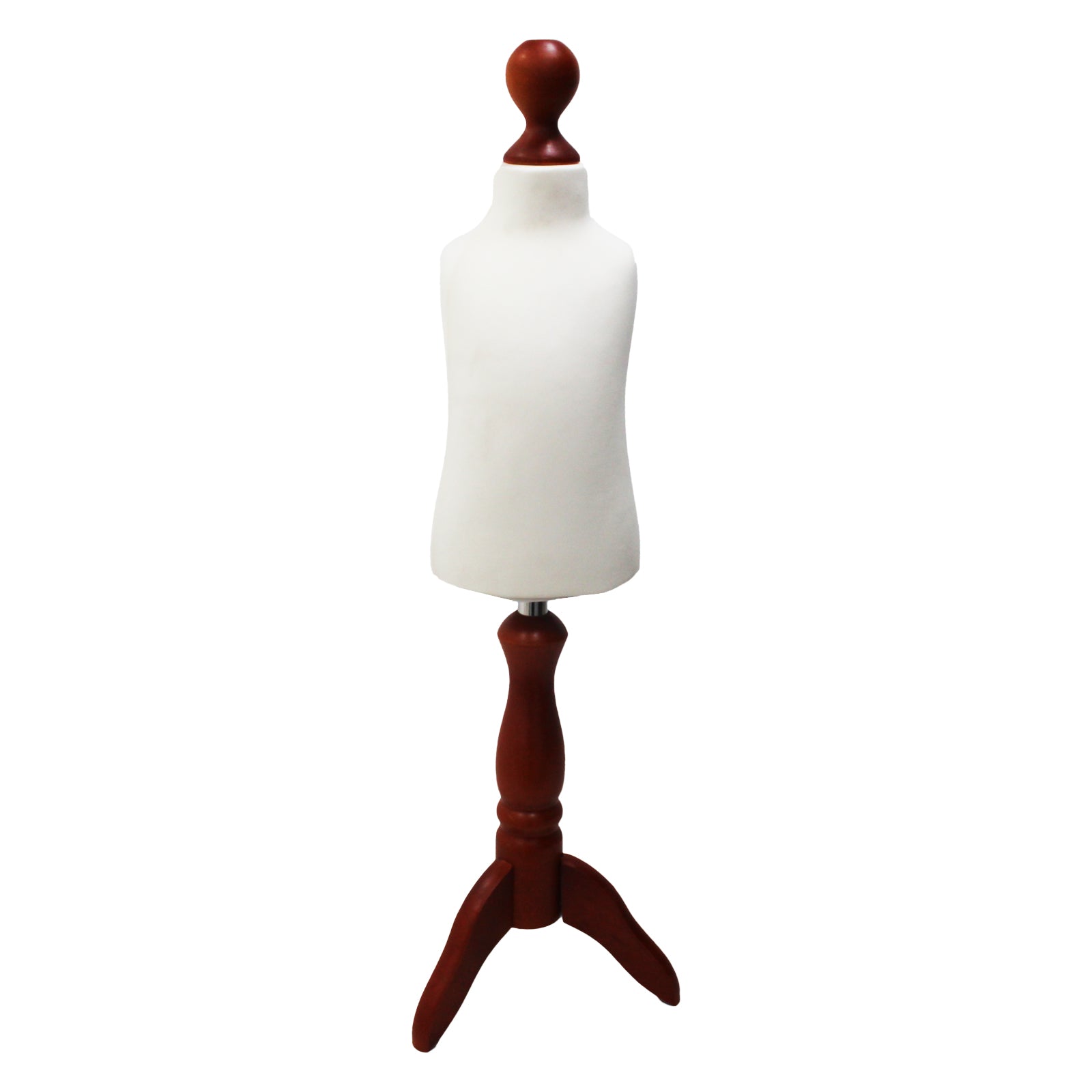 Children's Age 1 years Dressmakers Dummy Cream With Choice of Redwood Tripod stands