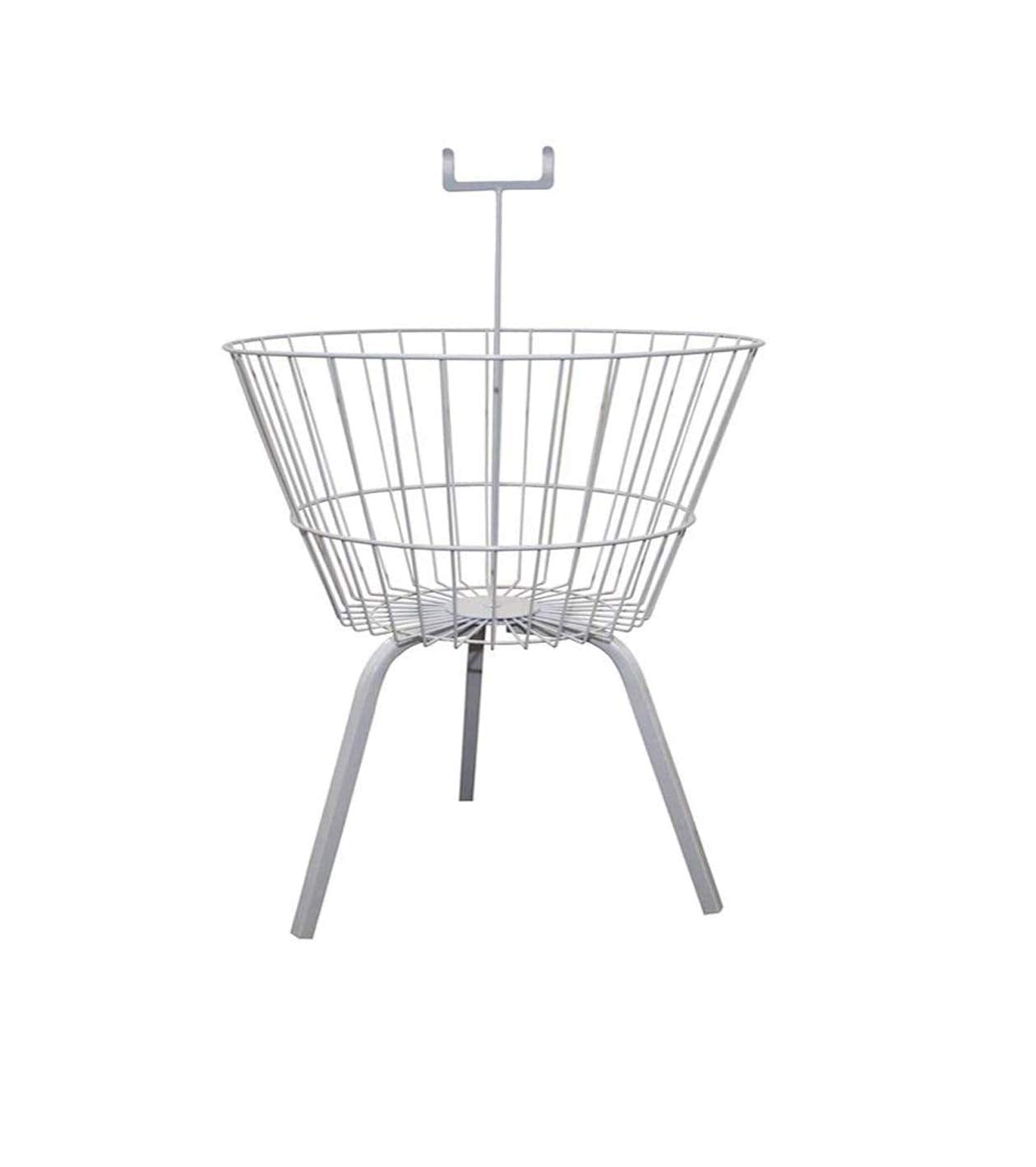 White Wired Dump Bin – Retail Display Basket