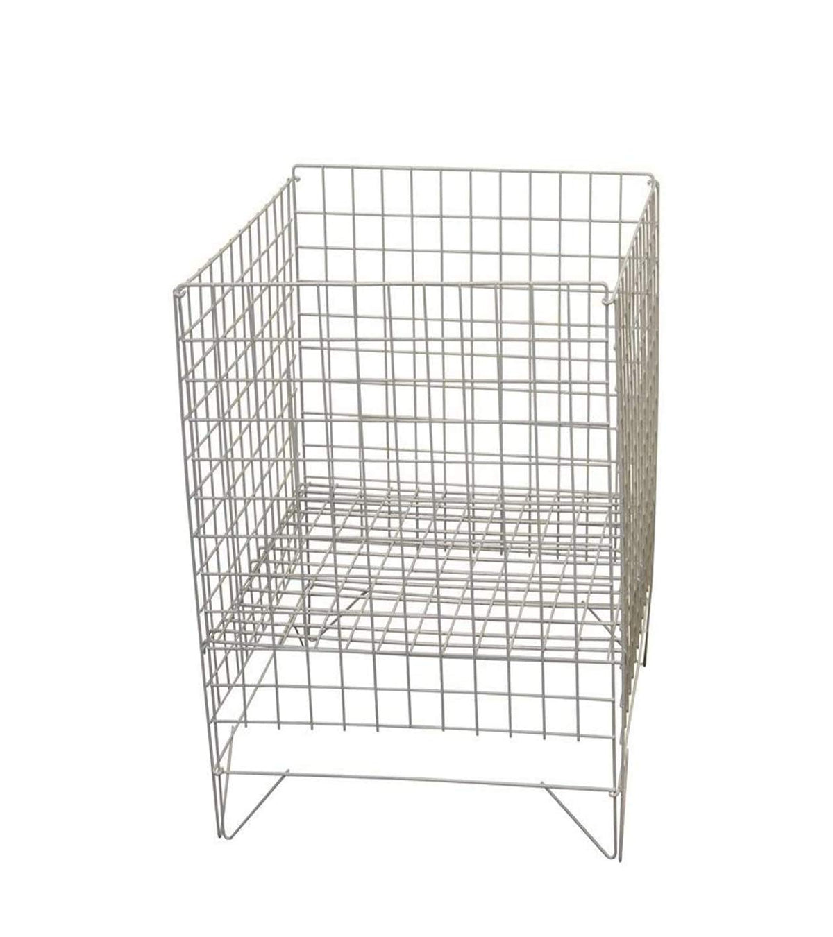 White Wired Dump Bin – Retail Display Basket