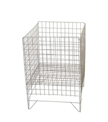 White Wired Dump Bin – Retail Display Basket