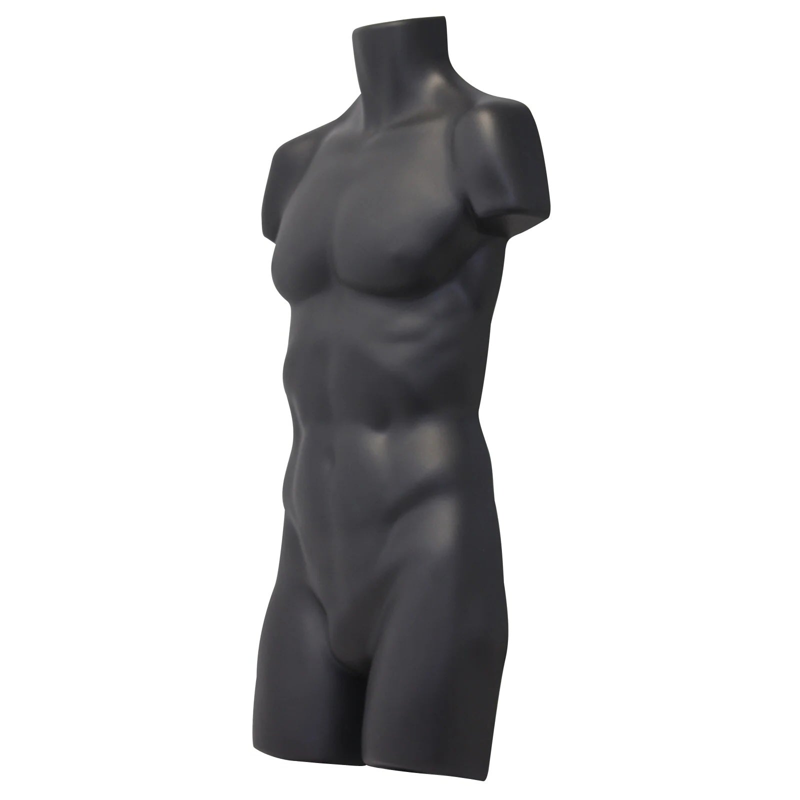 Male Full Size Black Hanging Body Form front sides