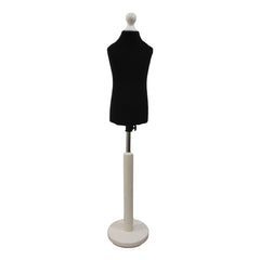 Children's Dressmakers Dummy Age 2-4 Years Black With Choice of White Round Base stands