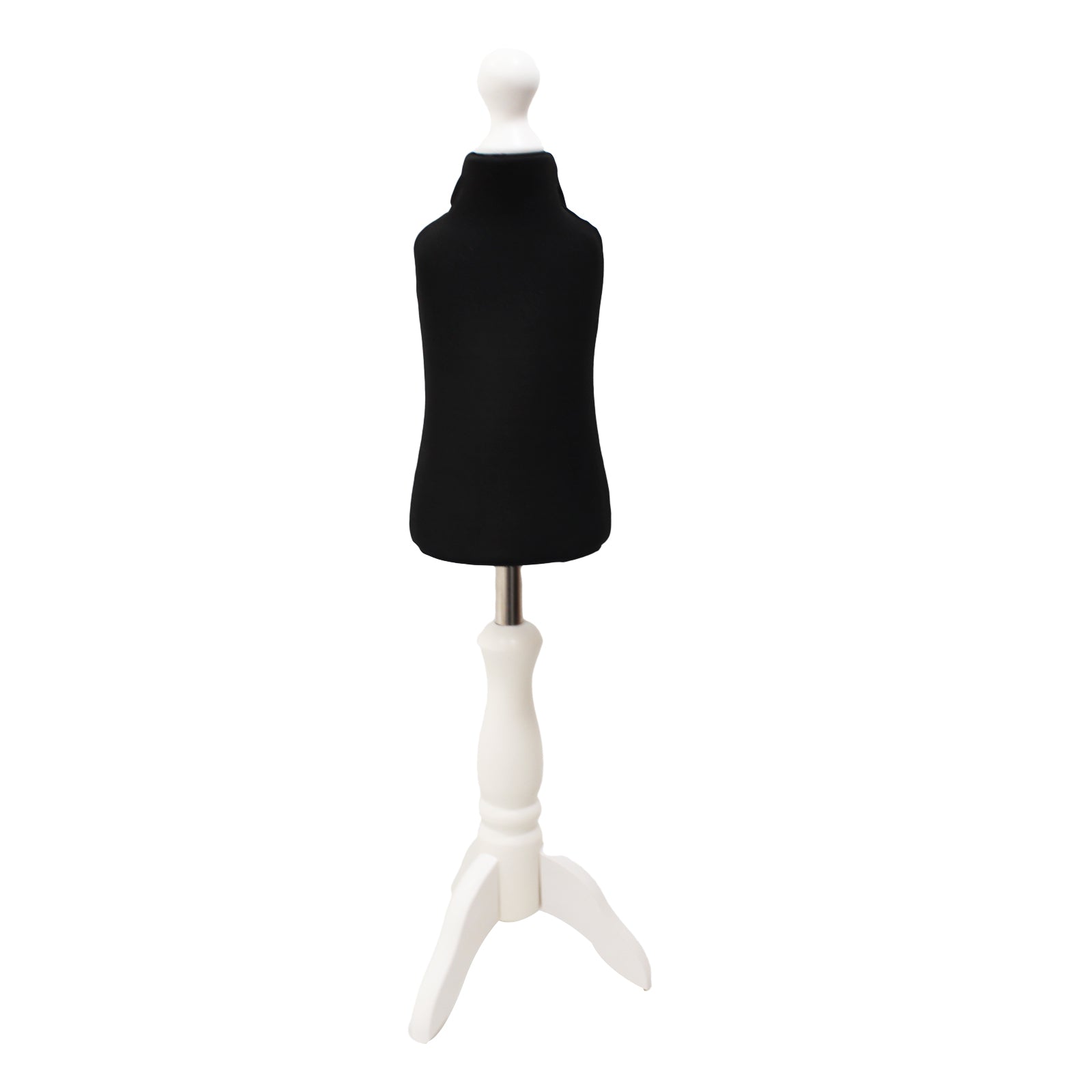 Children's Age 1 years Tailors Dummy Black With Choice of White Tripod stands