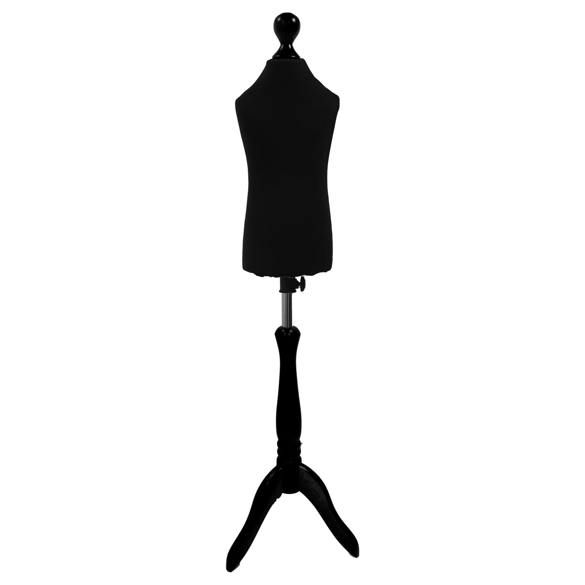 Children's Tailors Dummy Age 2-4 Years Black With Choice of Tripod stands
