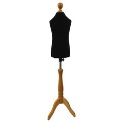 Children's Tailors Dummy Age 2-4 Years Black With Choice of Lightwood Tripod stands
