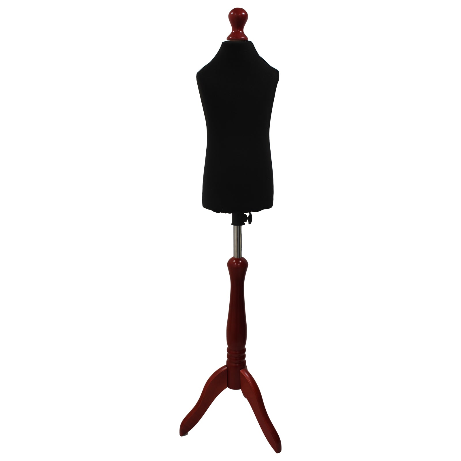 Children's Tailors Dummy Age 2-4 Years Black With Choice of Redwood Tripod stands
