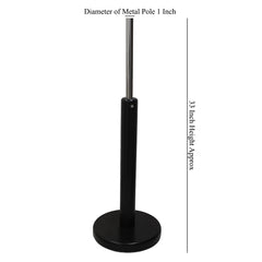 Black Wood Round Base Stand For Baby/Kids Tailor’s Dummy(Age 1 Year)