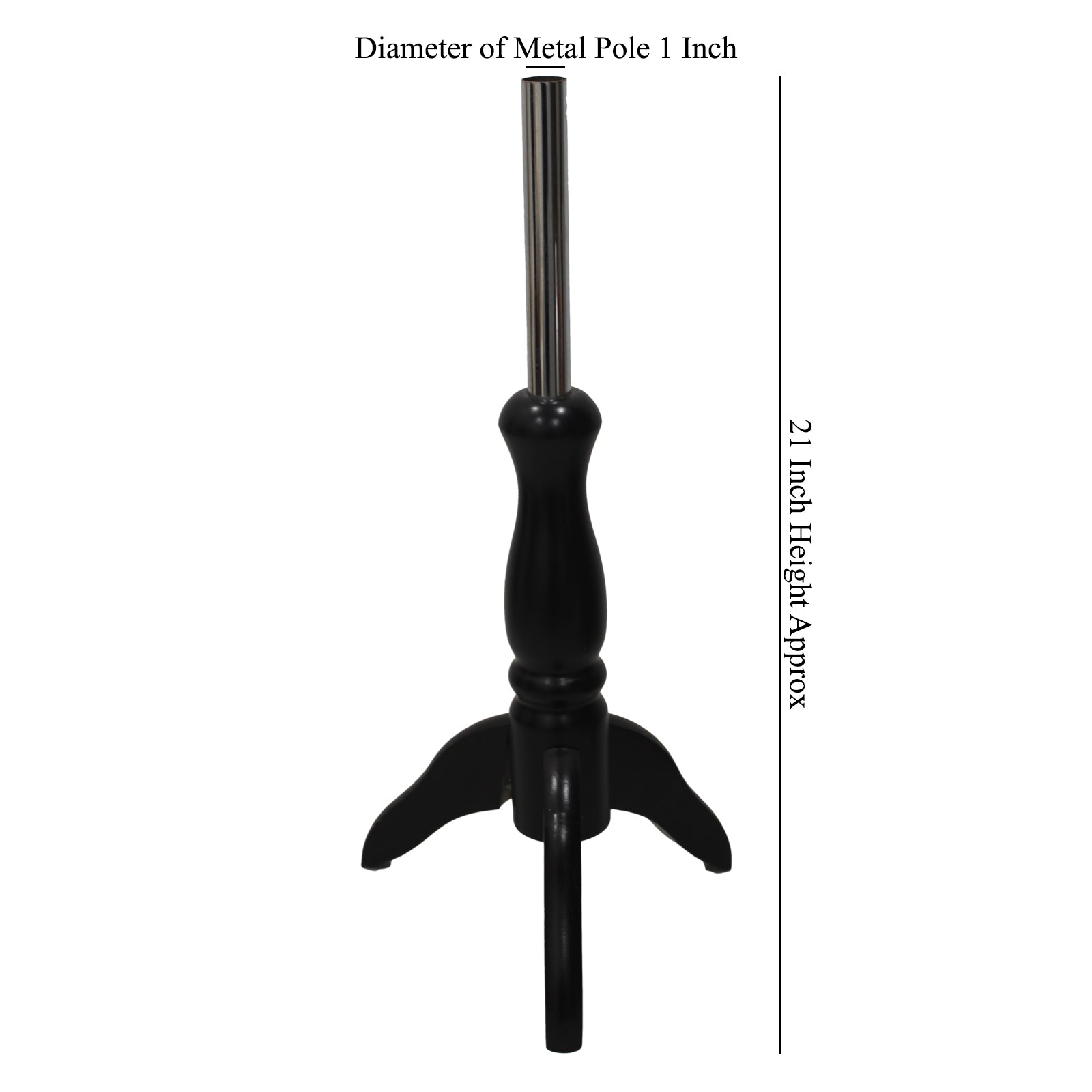 Black Wooden Tripod Stand For Baby/Kids Tailor’s Dummy(Age 1 Year)