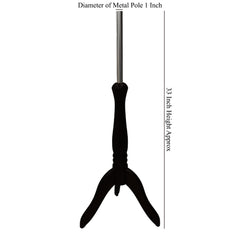 black Wooden Tripod Stand For Child Dressmakers Dummy (Age 2-12 Year)