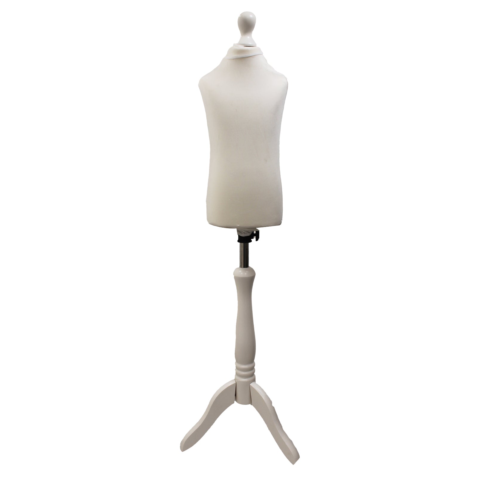 Children's Tailors Dummy Age 2-4 Years Cream With Choice of white  Tripod stands