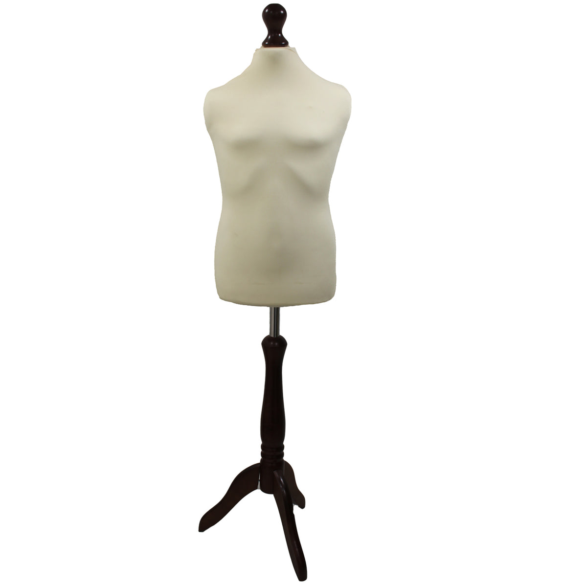 Children's Tailors Dummy Age 10-12 Years Cream With Choice of Black Tripod stands