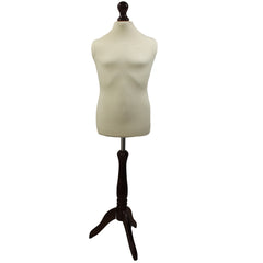 Children's Tailors Dummy Age 10-12 Years Cream With Choice of Black Tripod stands