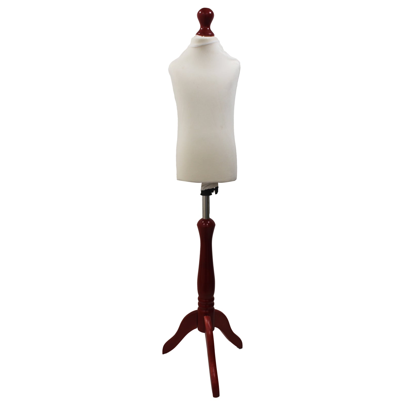 Children's Tailors Dummy Age 2-4 Years Cream With Choice of Red Tripod stands