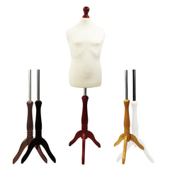 Children's Tailors Dummy Age 10-12 Years Cream With Choice of Tripod stands