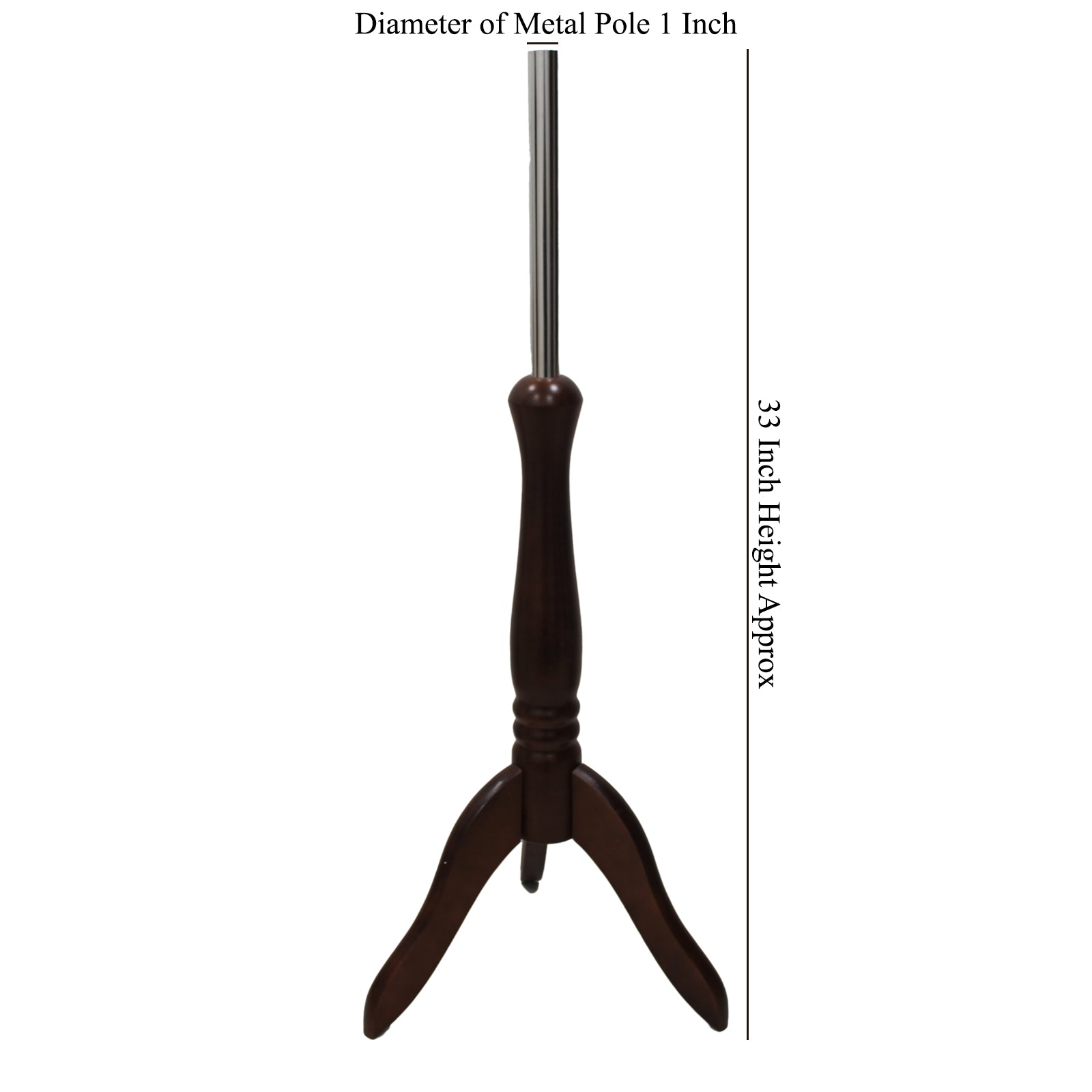 Dark wood Wooden Tripod Stand For Child Dressmakers Dummy (Age 2-12 Year)