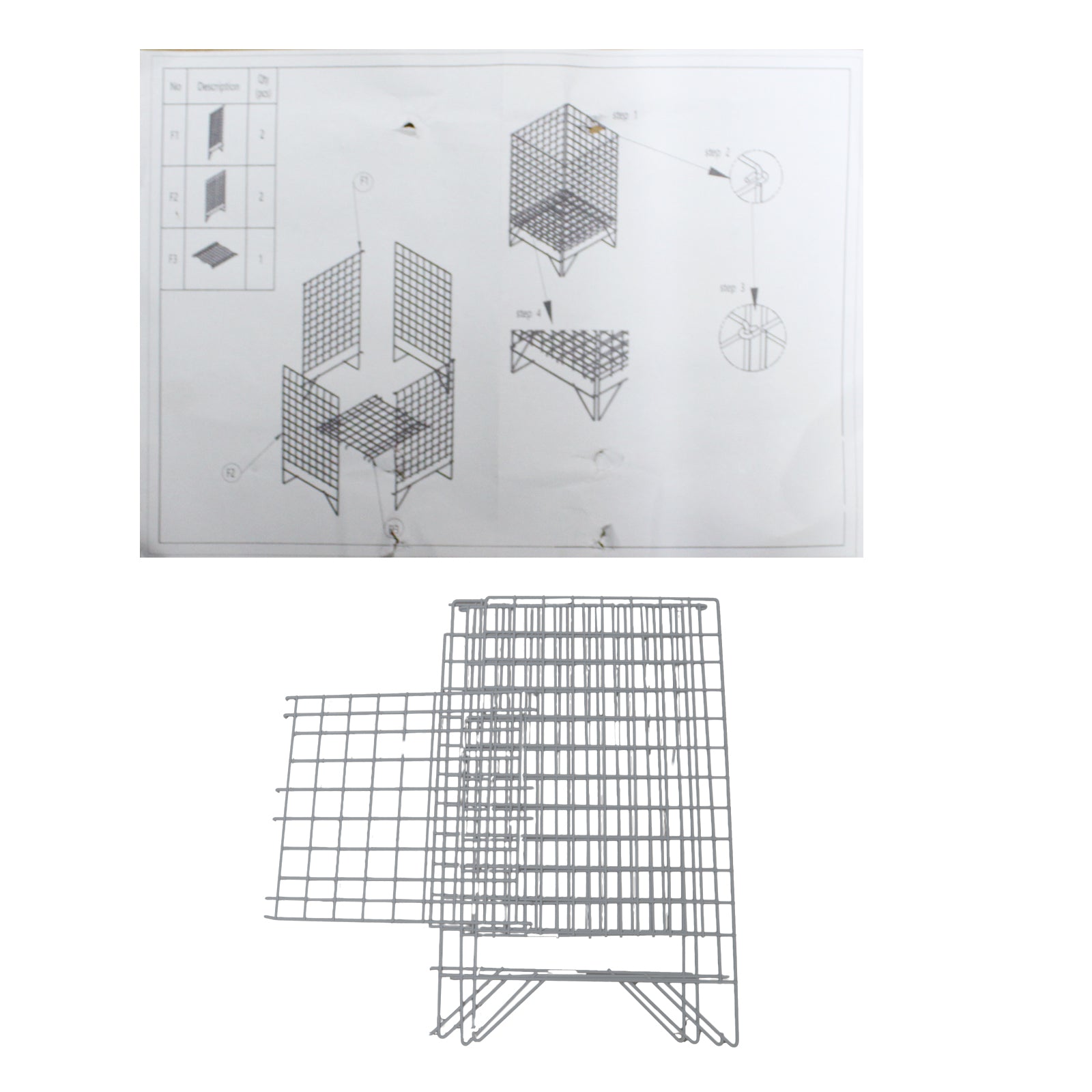 White Wired Dump Bin – Retail Display Basket