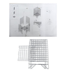 White Wired Dump Bin – Retail Display Basket