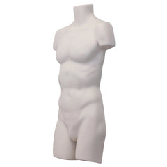 Adult Male Full Size Light skin Hanging Body Form Display Mannequin front side