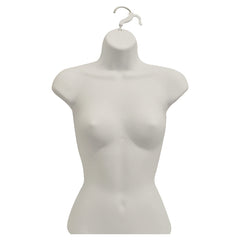 Half Body 3/4 Female Light skin Hanging Plastic Body Form Mannequin