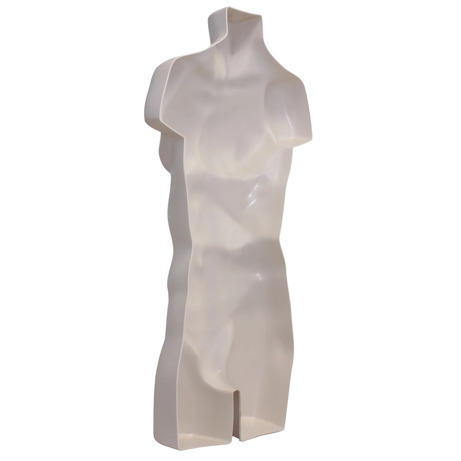 Adult Male Full Size Light skin Hanging Body Form Display Mannequin back left side