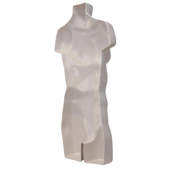 Adult Male Full Size Light skin Hanging Body Form Display Mannequin back side
