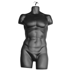 Adult Male Full Size Hanging Body Form Display Mannequin black