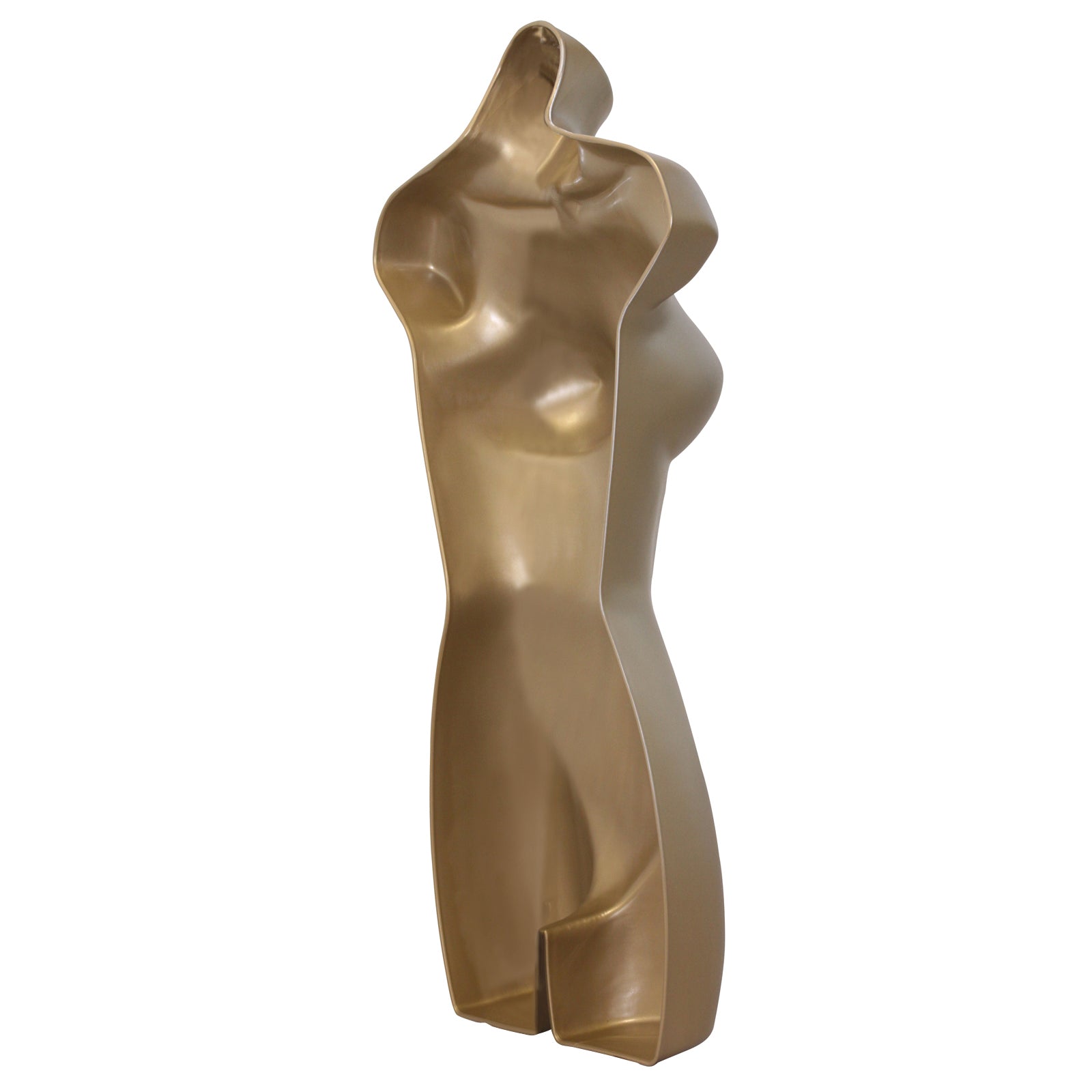 Female Full Size Gold Hanging Body Form Display Mannequin back