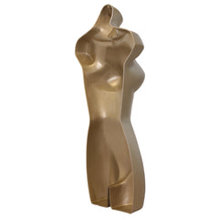 Female Full Size Gold Hanging Body Form Display Mannequin back