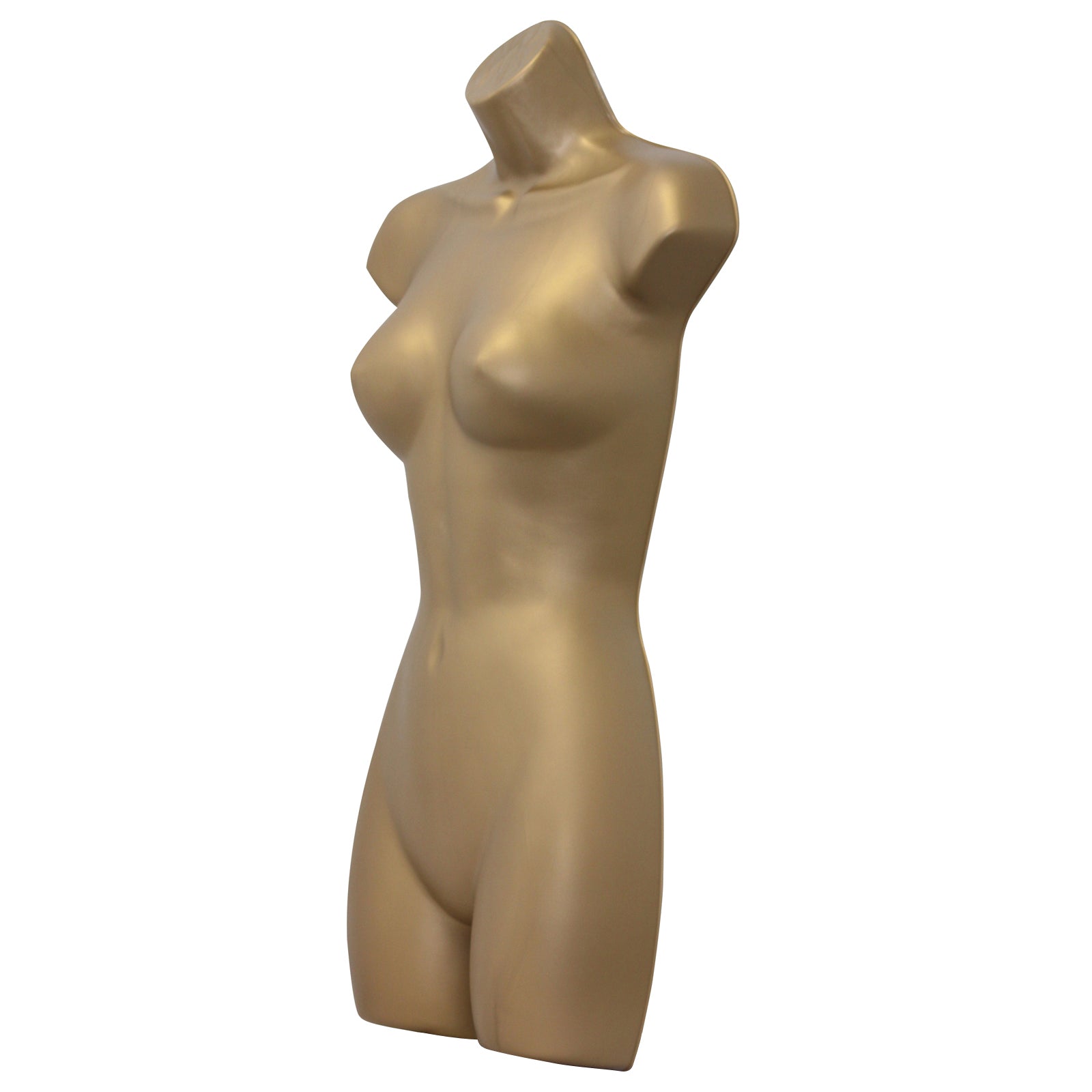 Female Full Size Gold Hanging Body Form Display Mannequin sides