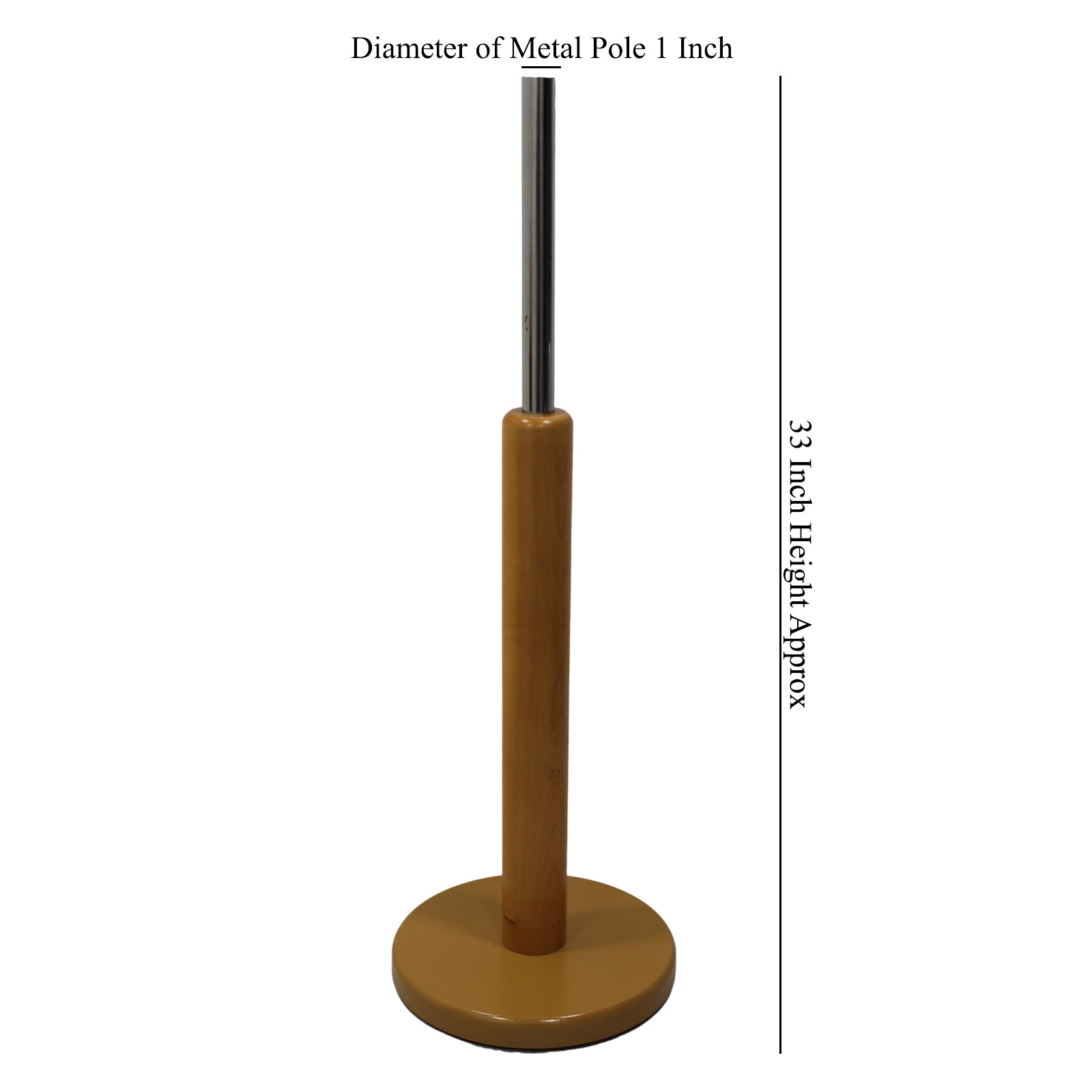 light Wood Round Base Stand For Baby/Kids Tailor’s Dummy(Age 1 Year)
